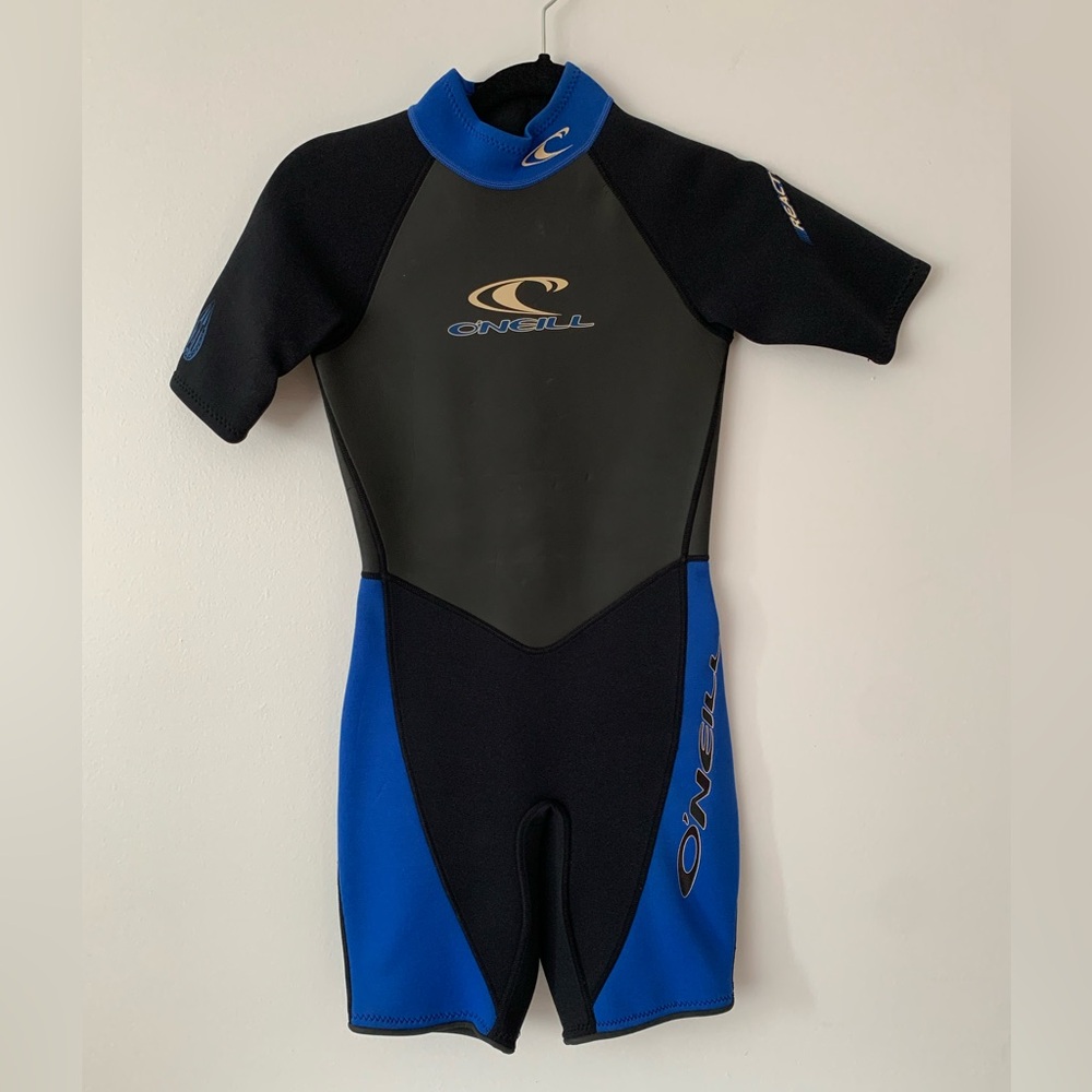 O'Neill Kids Blue and Black Shorty Wetsuit